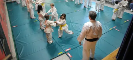 Children's Self-Defense Class Warm-ups